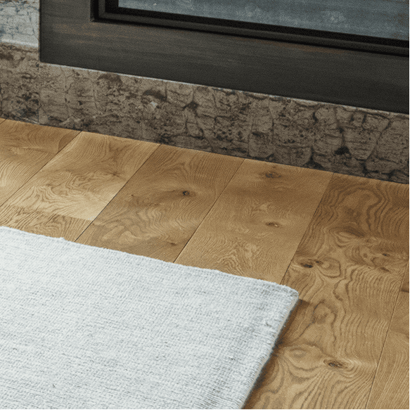 European White Oak in a project